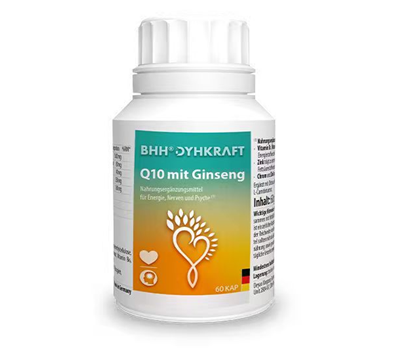 德国原装进口丨德耀 BHH 人参Q10活力胶囊